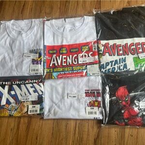 MARVEL COMICS exclusive bundle NWT men’s graphic Tee (GROUP) size medium BAIT